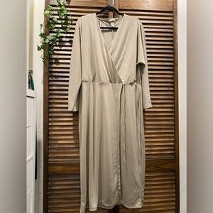 Midi Dress , H& M , Champange